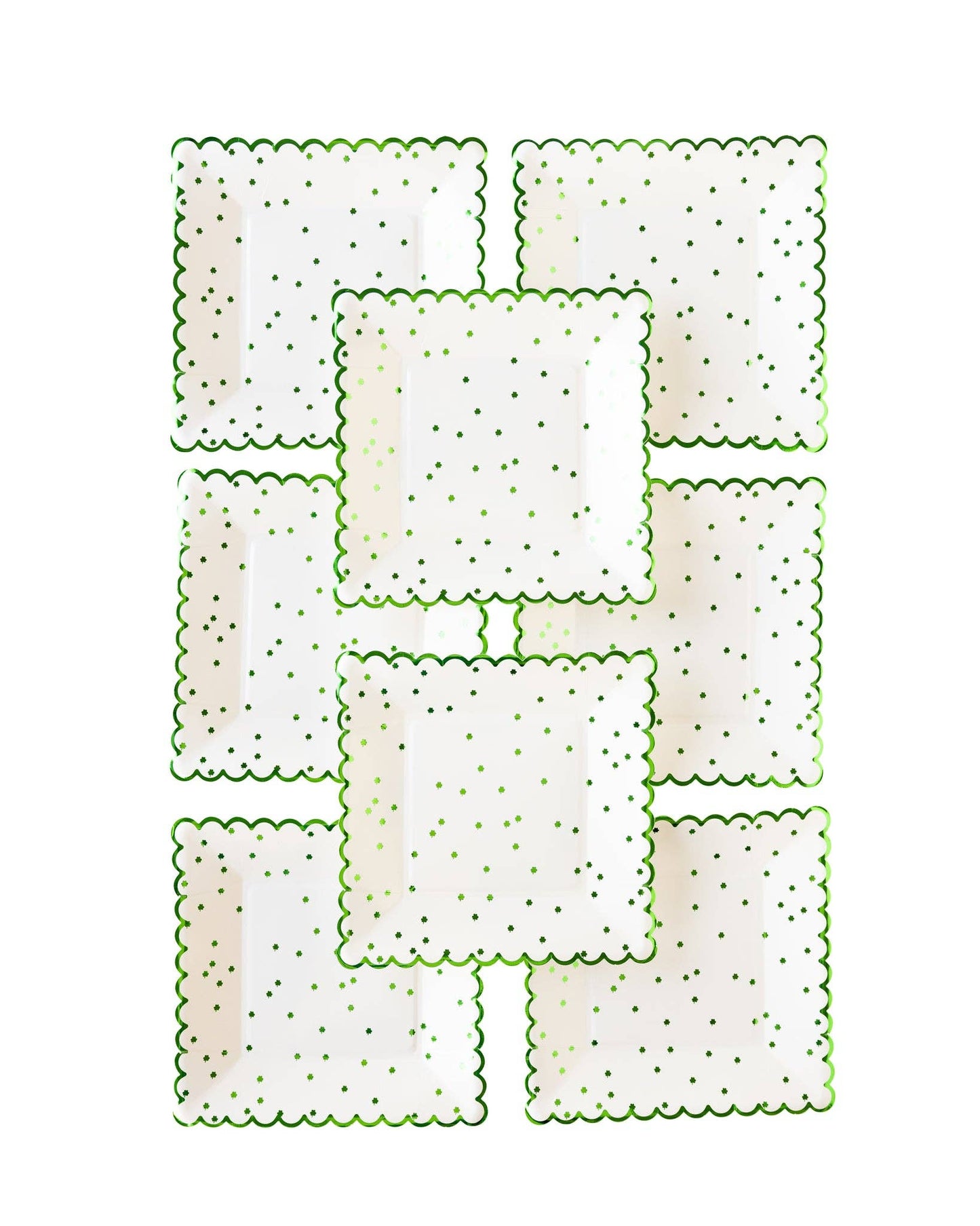 SPD1041 - Little Shamrocks Paper Plate