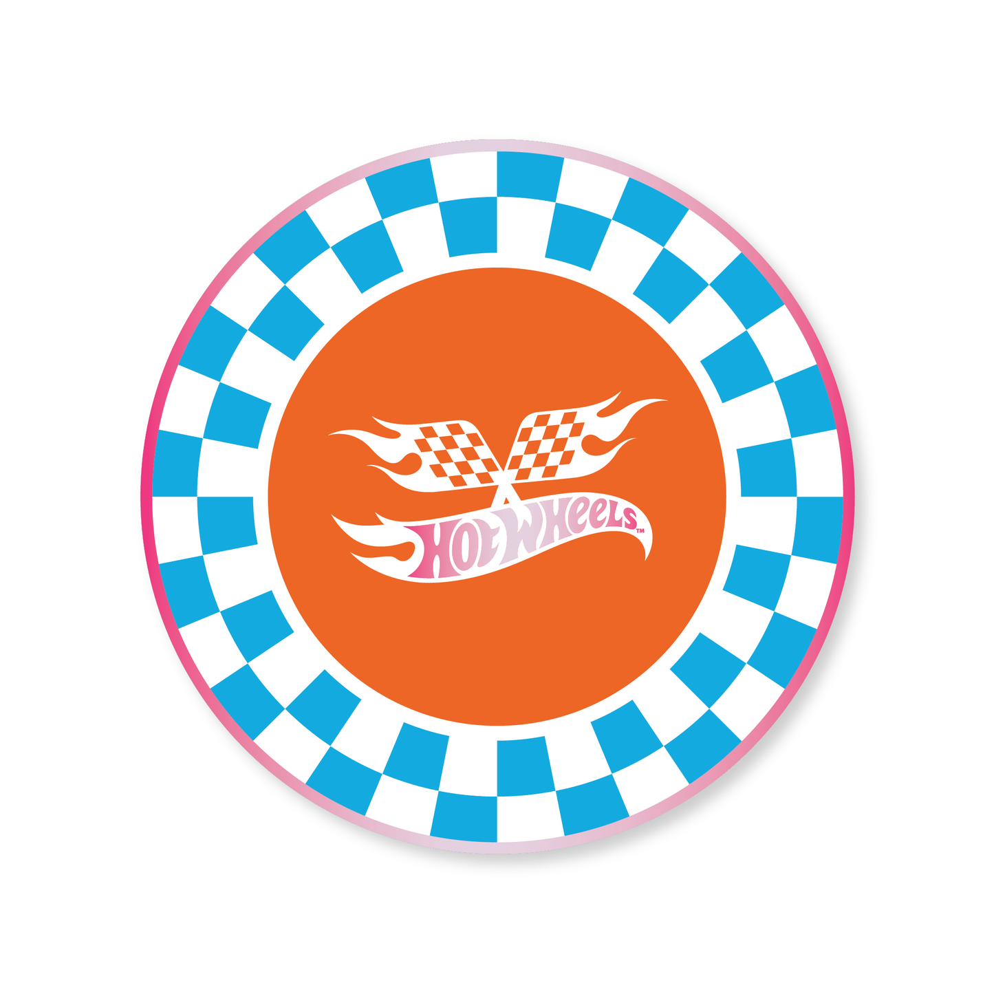 HOT WHEELS™ X BONJOUR FETE BLUE CHECKER SMALL PLATES