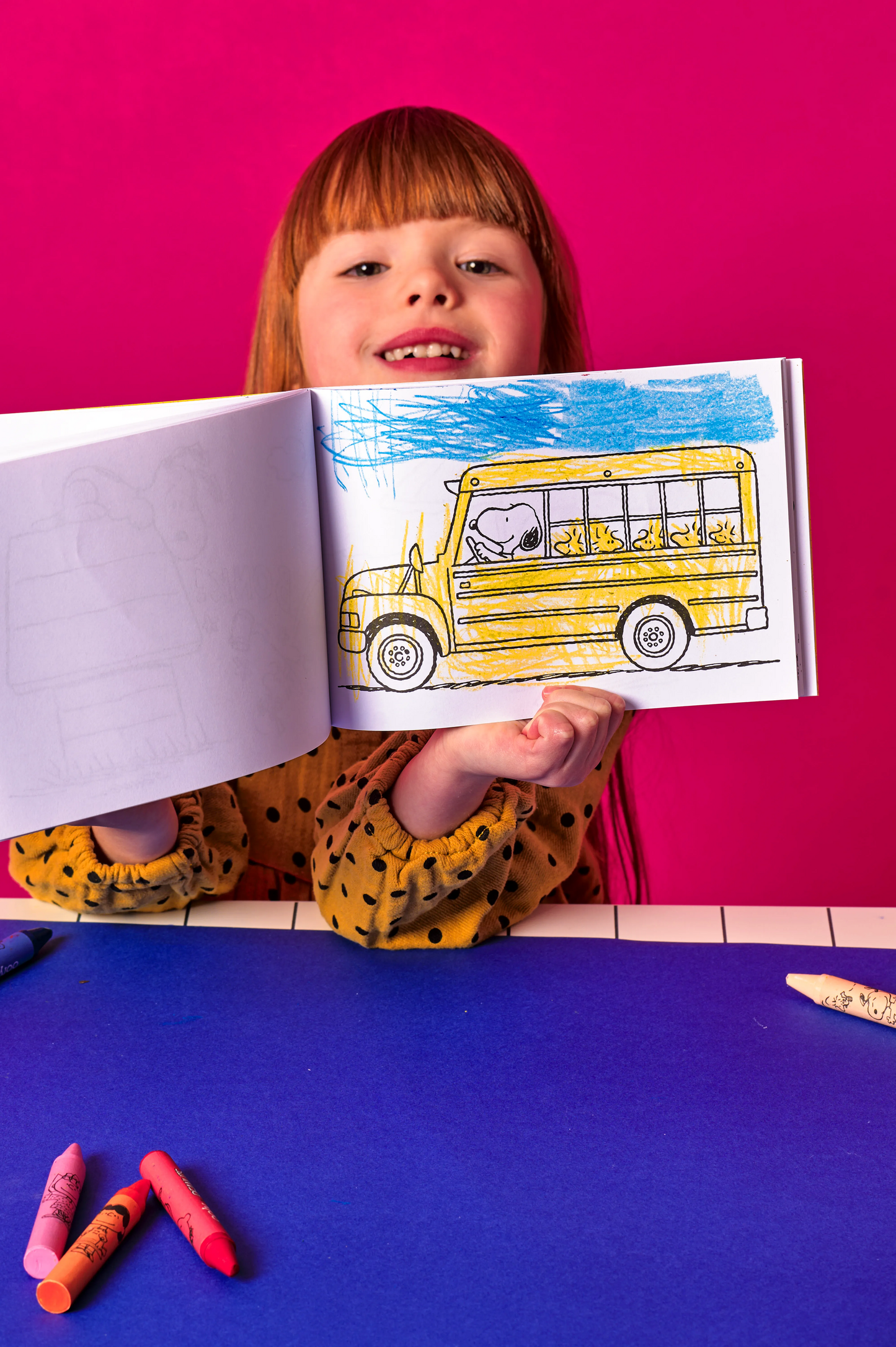 OOLY x Peanuts Snoopy School Coloring Travel Kit