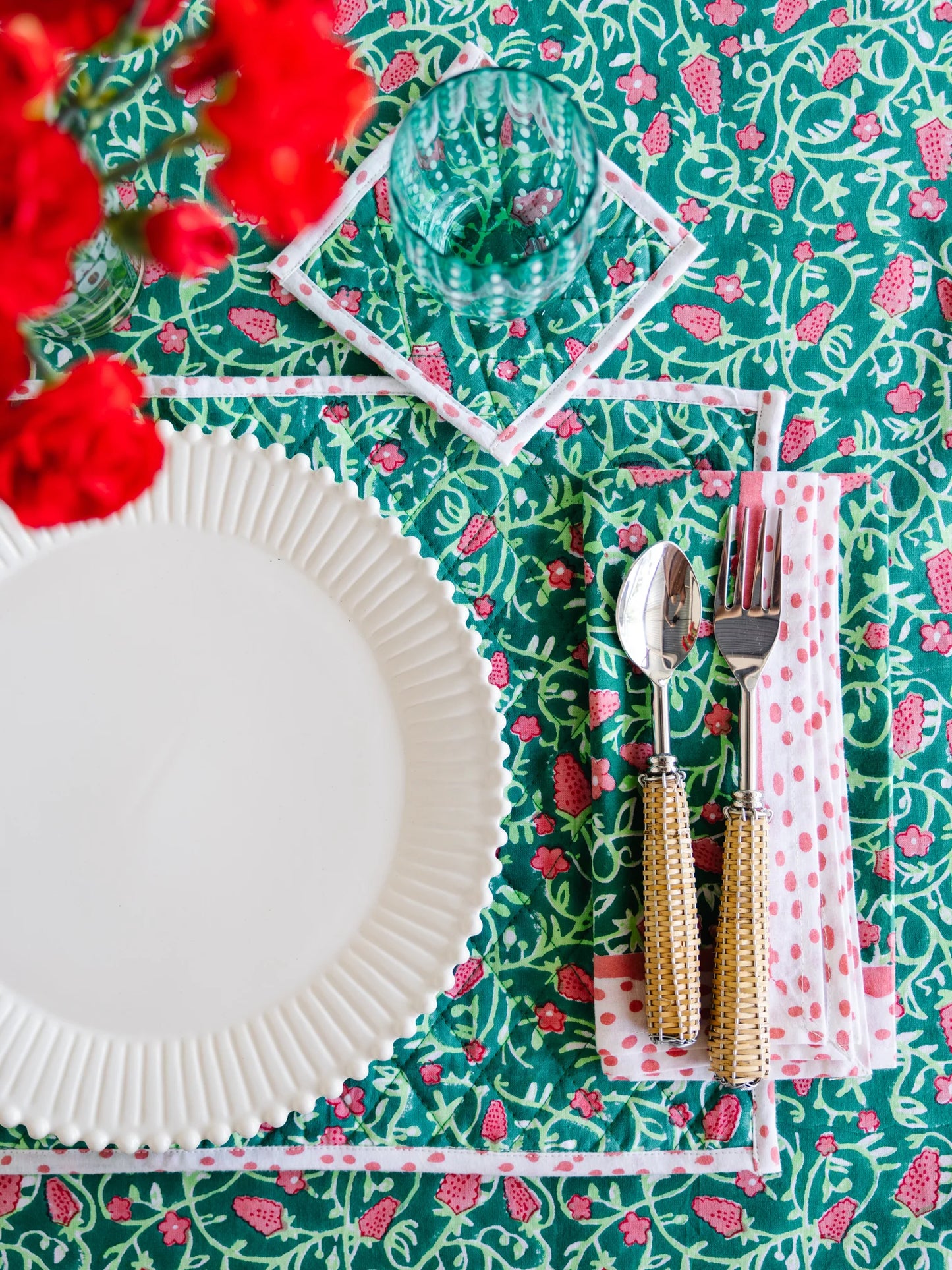 Winter Advent Table Runner