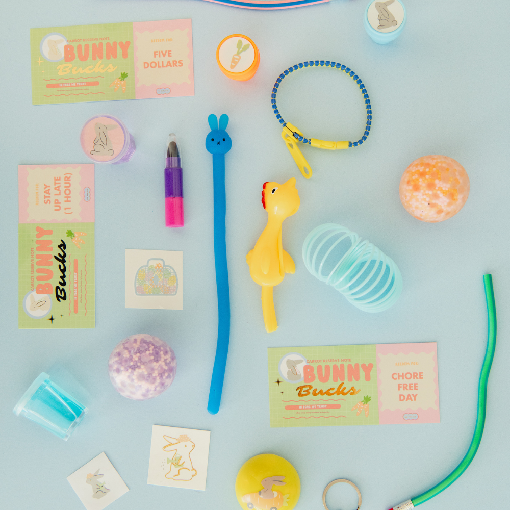 Bunnies In The Garden Easter Small Egg Filler Kit