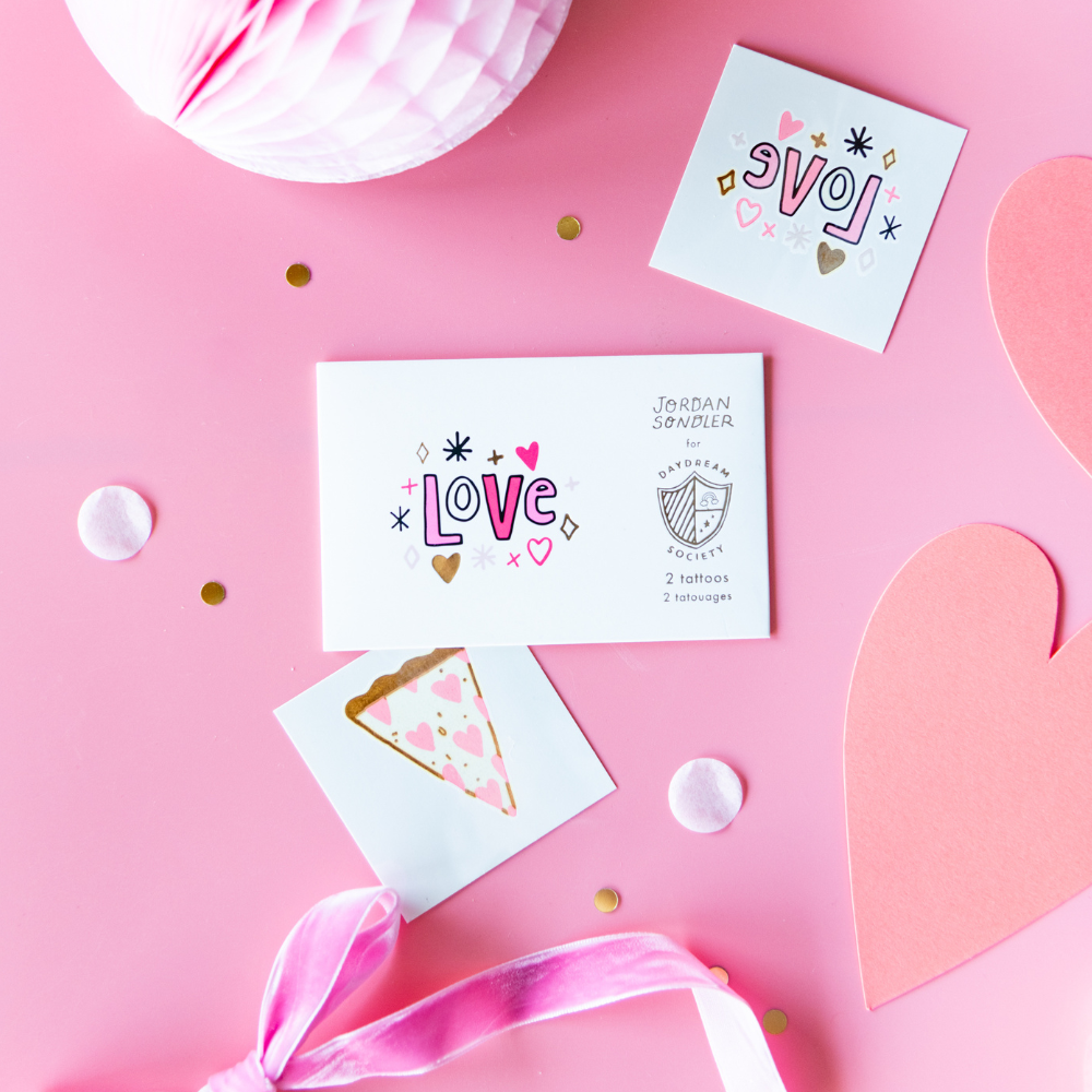 Love Notes Temporary Tattoos - 2 Pk.