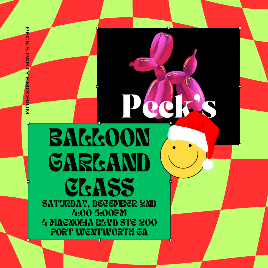 Balloon Garland Class 12/2/2023