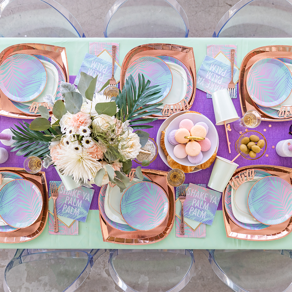 Shake Ya Palm Plates - 2 Size Options - 8 Pk.: Dessert