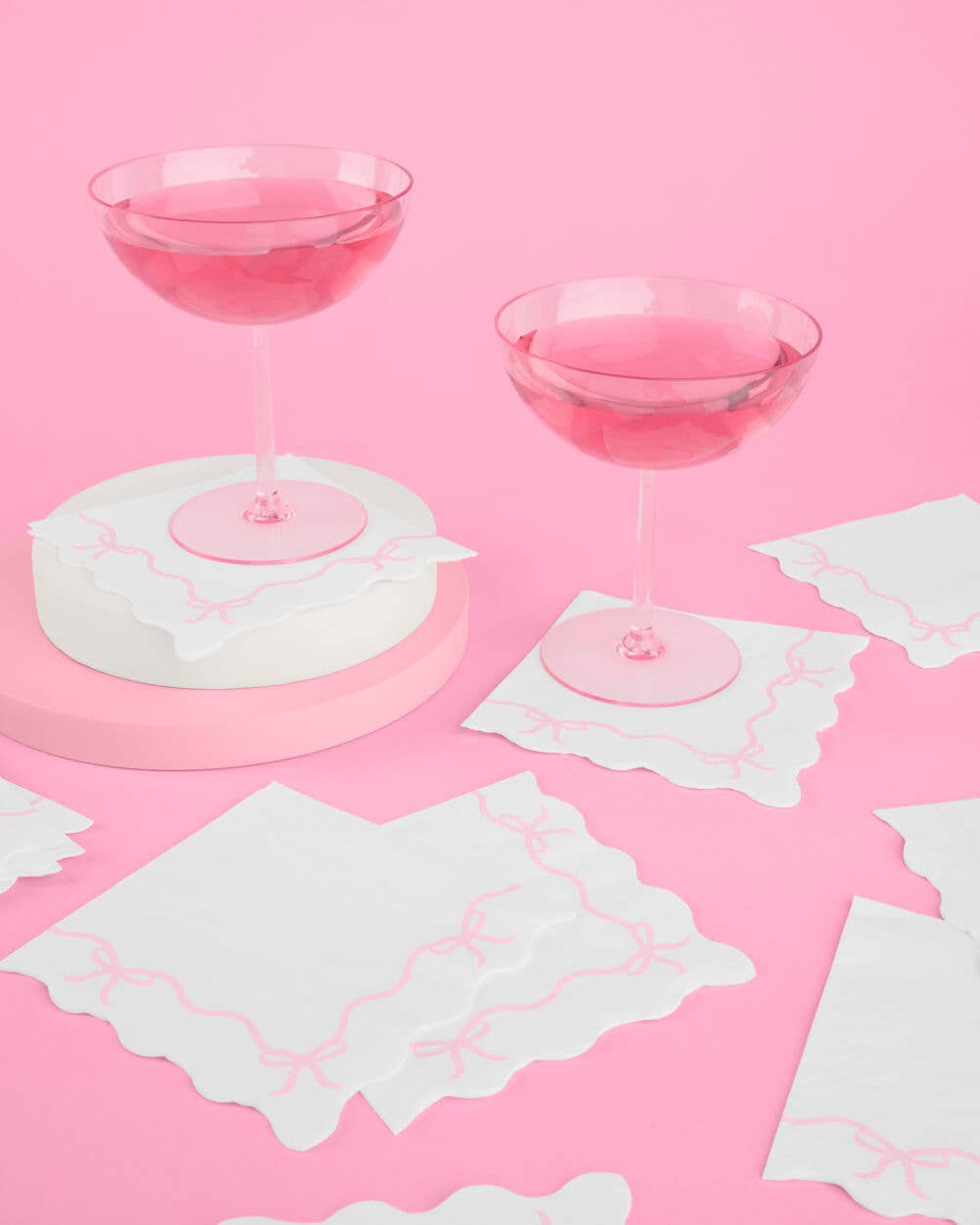 Bow Napkins, Bachelorette, Birthday, Baby Shower