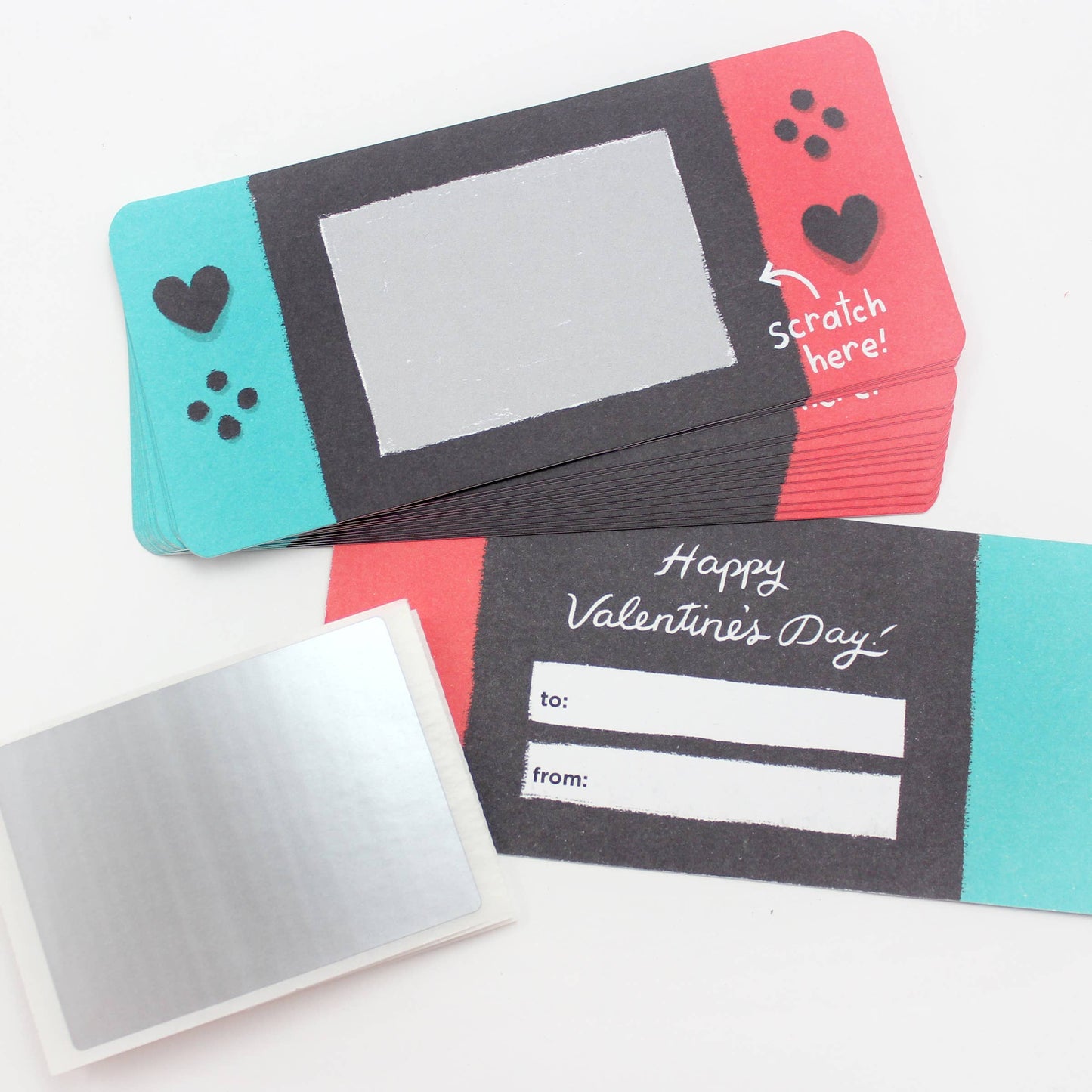 Scratch-off Valentines - Game On