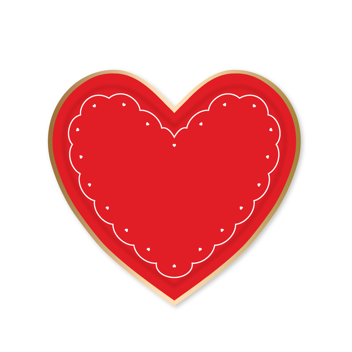 VALENTINE HEART PLATES