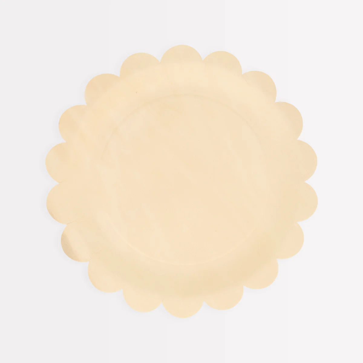 Wooden Scalloped Small Plates (x 8)