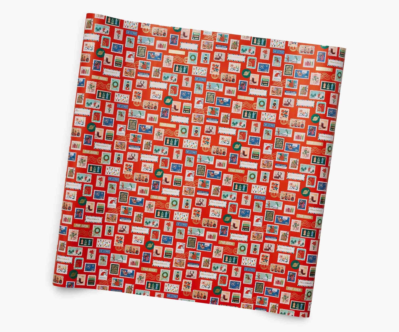 Holiday Stamps Continuous Wrapping Roll