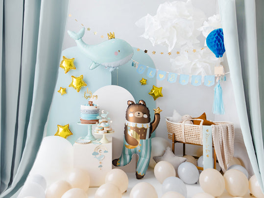 10” Foil Balloon Stars- 25pc Gold