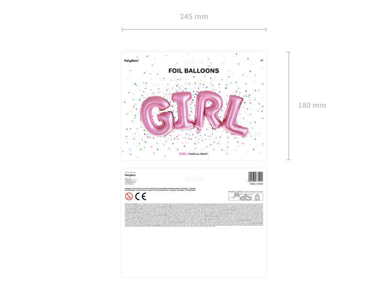Girl Foil Balloon