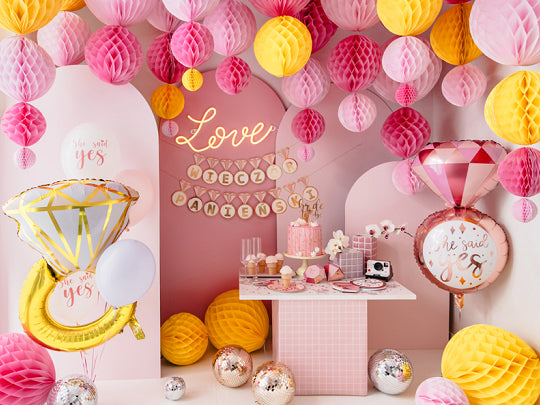 “She Said Yes” Ring Foil Balloon