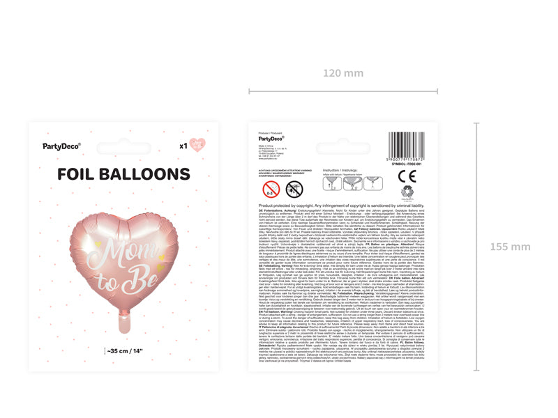 Mom to Be Balloon-Pink