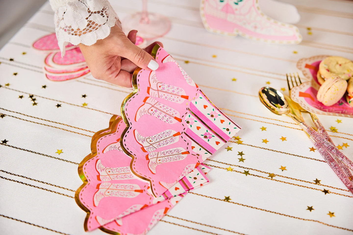 Boot Scoot Blooms Napkins