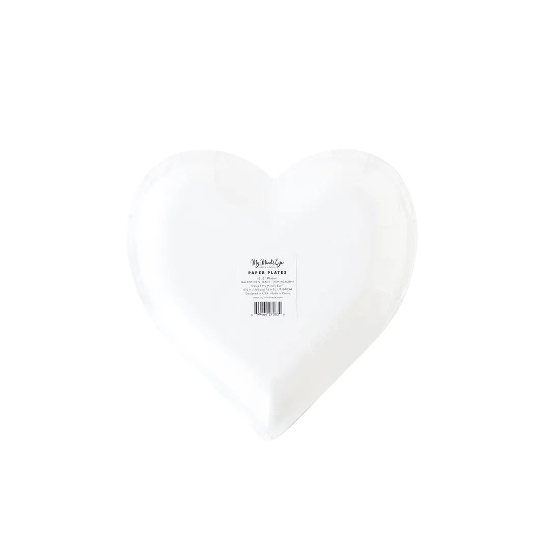 Heart Happy Galentine’s Paper Plate