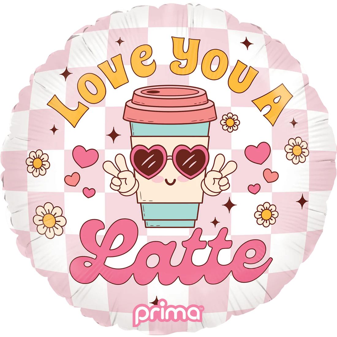 18" Round Love You A Latte
