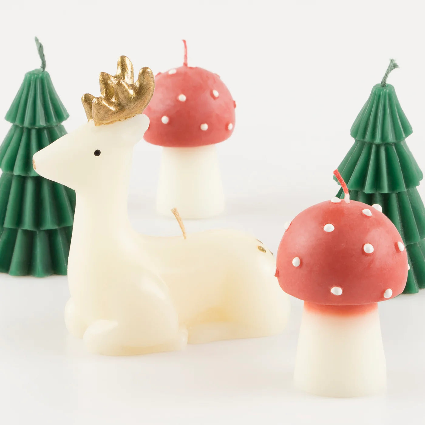 Winter Woodland Candles (x 5)