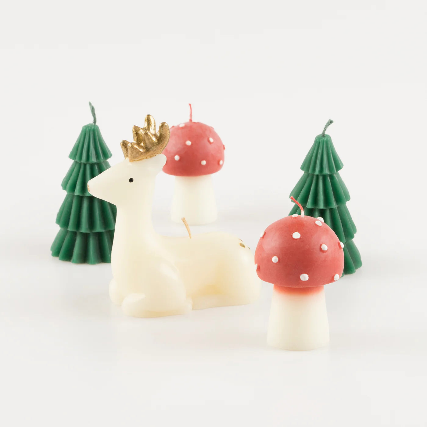 Winter Woodland Candles (x 5)
