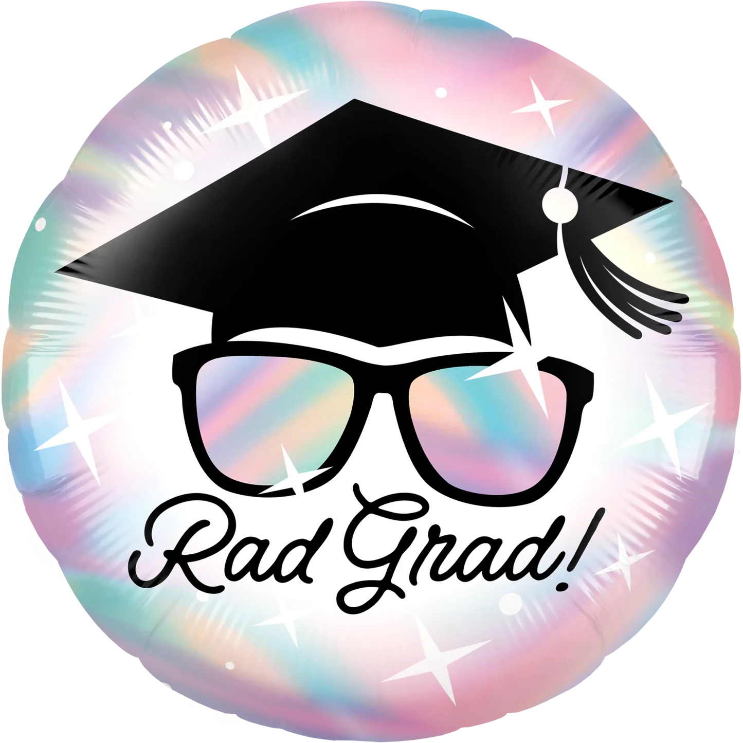 18" Round Colorful Rad Grad