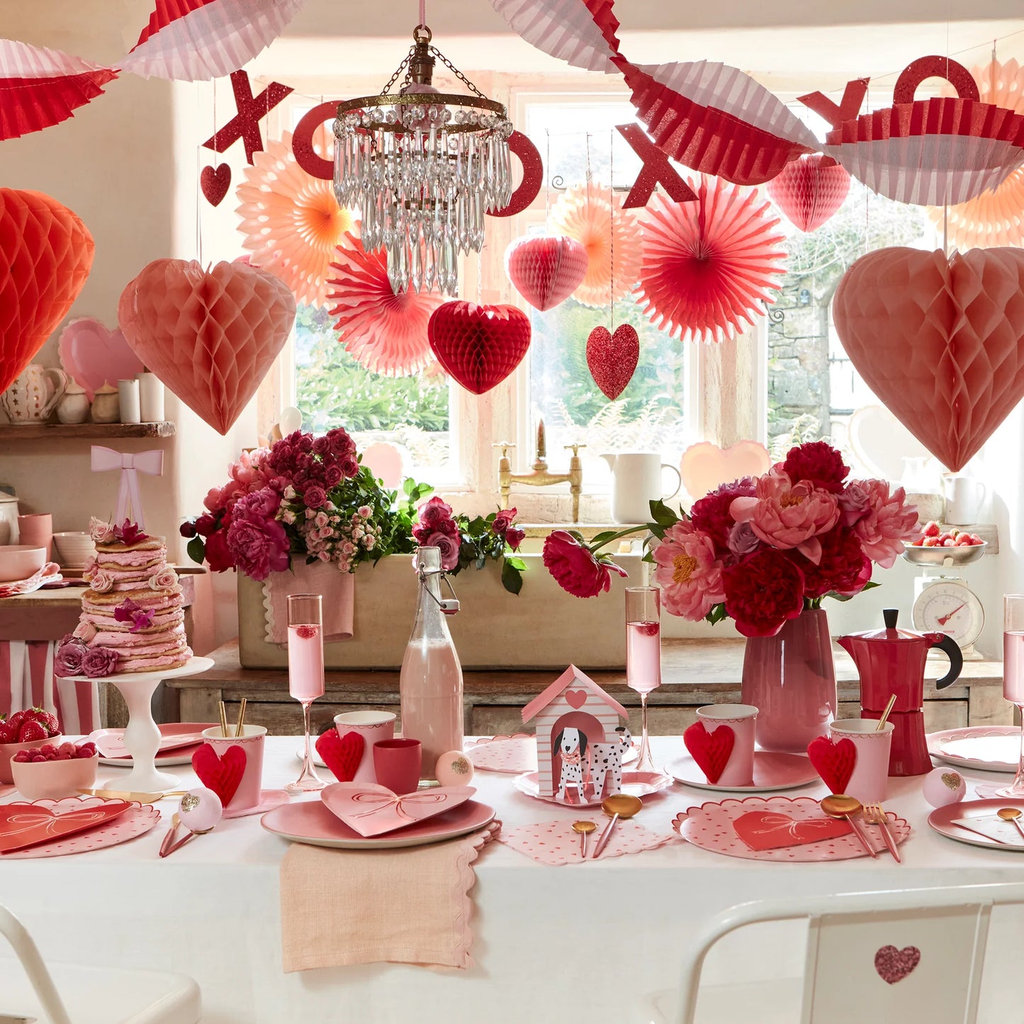 Honeycomb Heart Cups