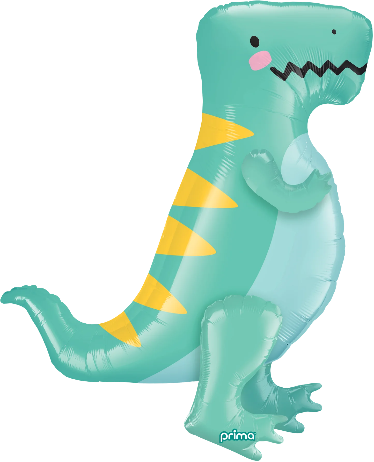 43" Happy Yellow Stegosaurus Shape