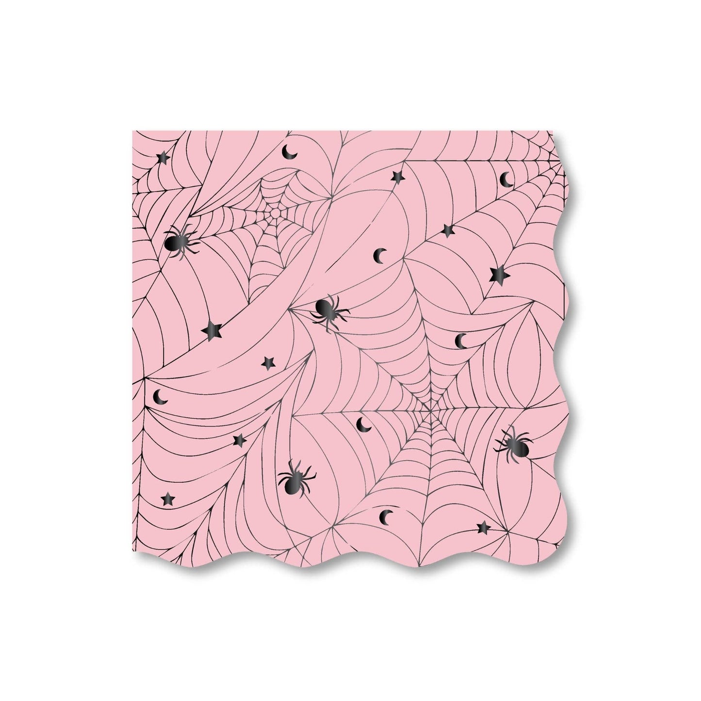 SPIDERWEB LACE PINK NAPKIN