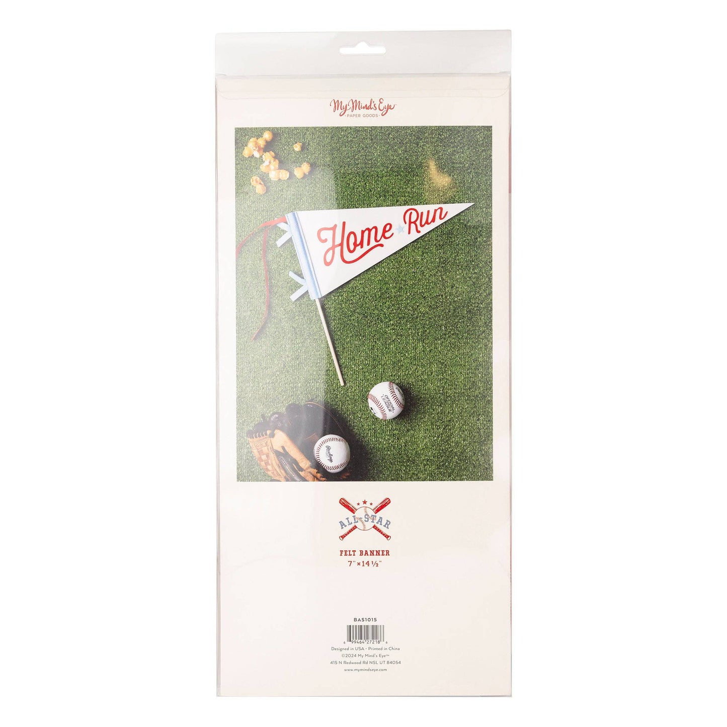 BAS1015 - Baseball Felt Pennant