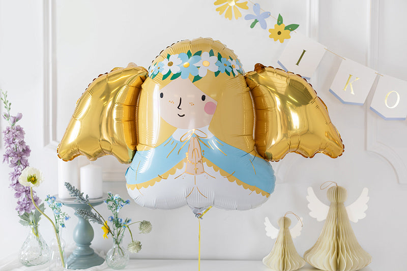 Foil balloon Angel,103x58 cm, mix
