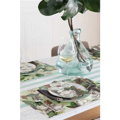 Seafoam Classic Stripe Runner- 20" X 25'