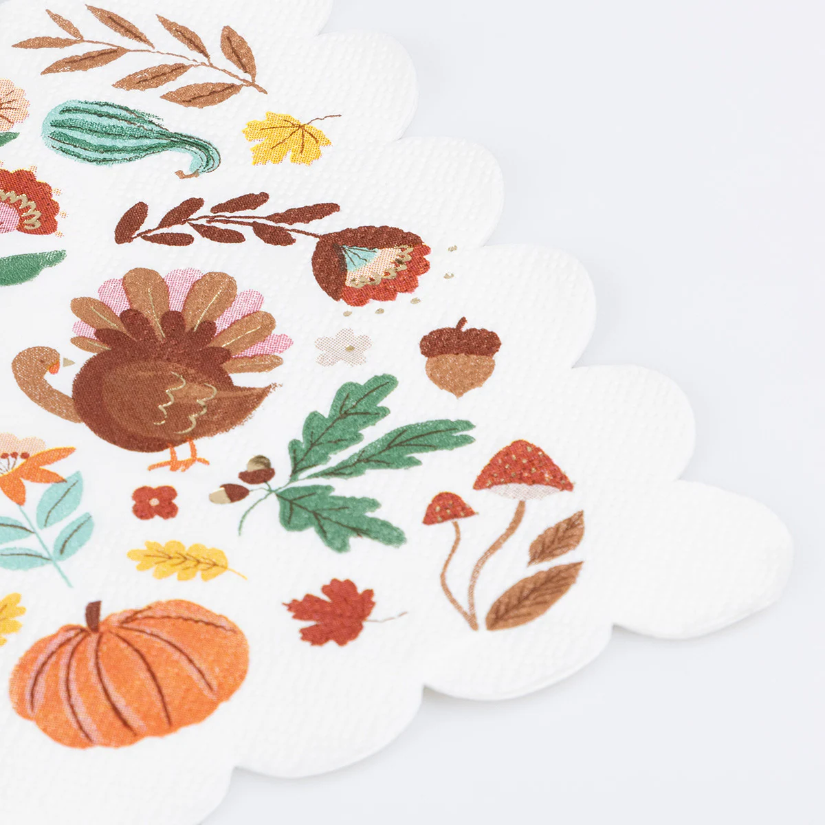 Folk Fall Large Napkins (x 16)
