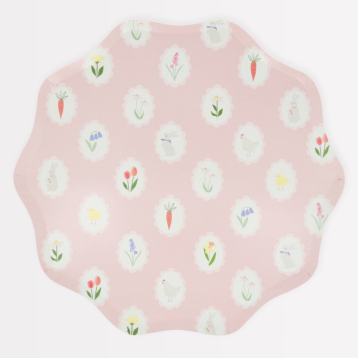 Easter Cameo Dinner Plates (x 8)