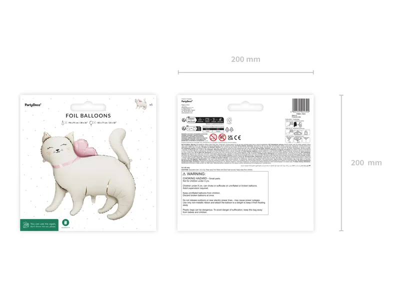 Foil Balloon Kitty (83X77CM)