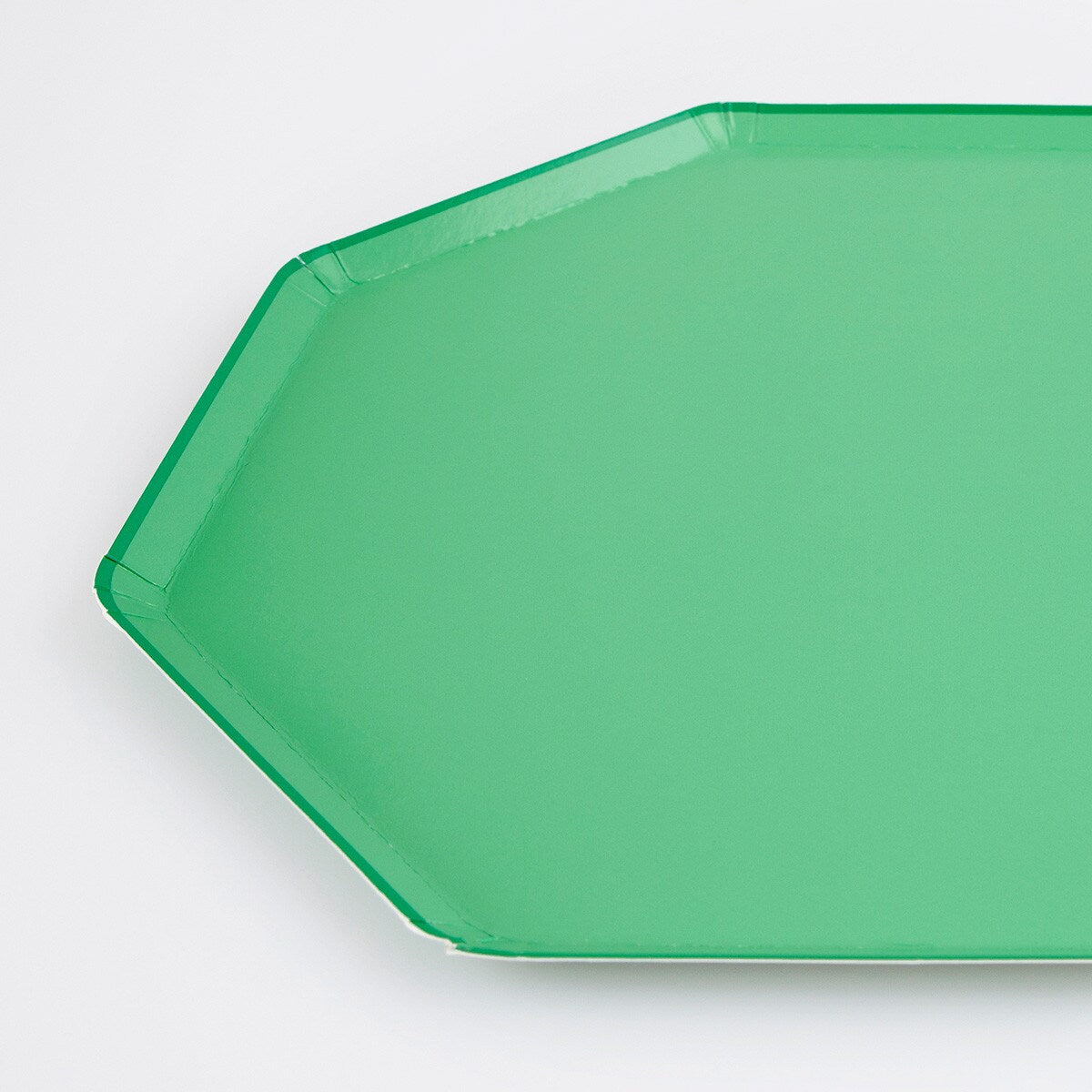 Emerald Green Dinner Plates (x 8)