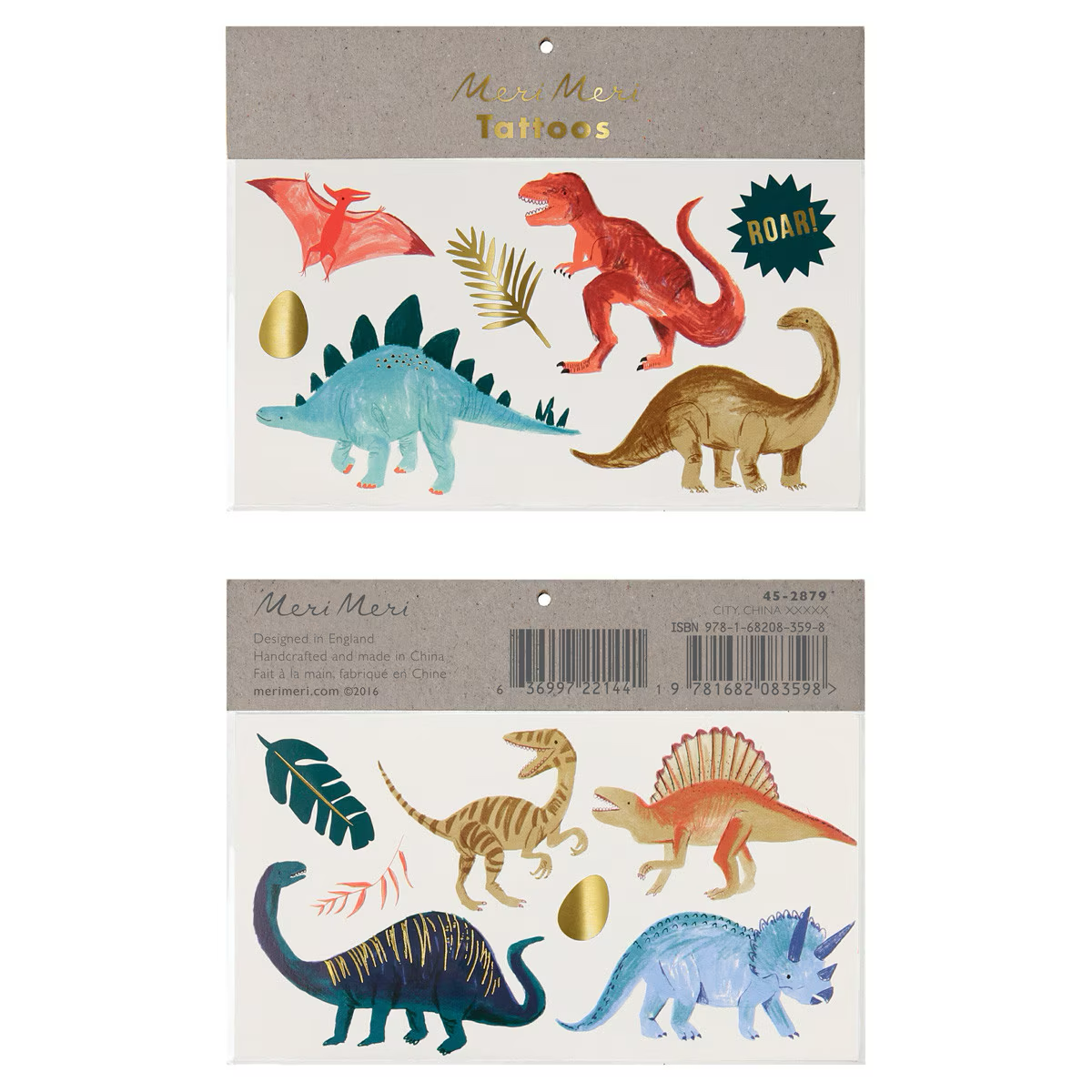 Dinosaur Kingdom Large Tattoos (x 2 sheets)