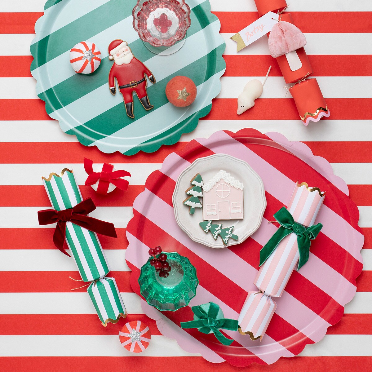 Red & Pink Large Tray