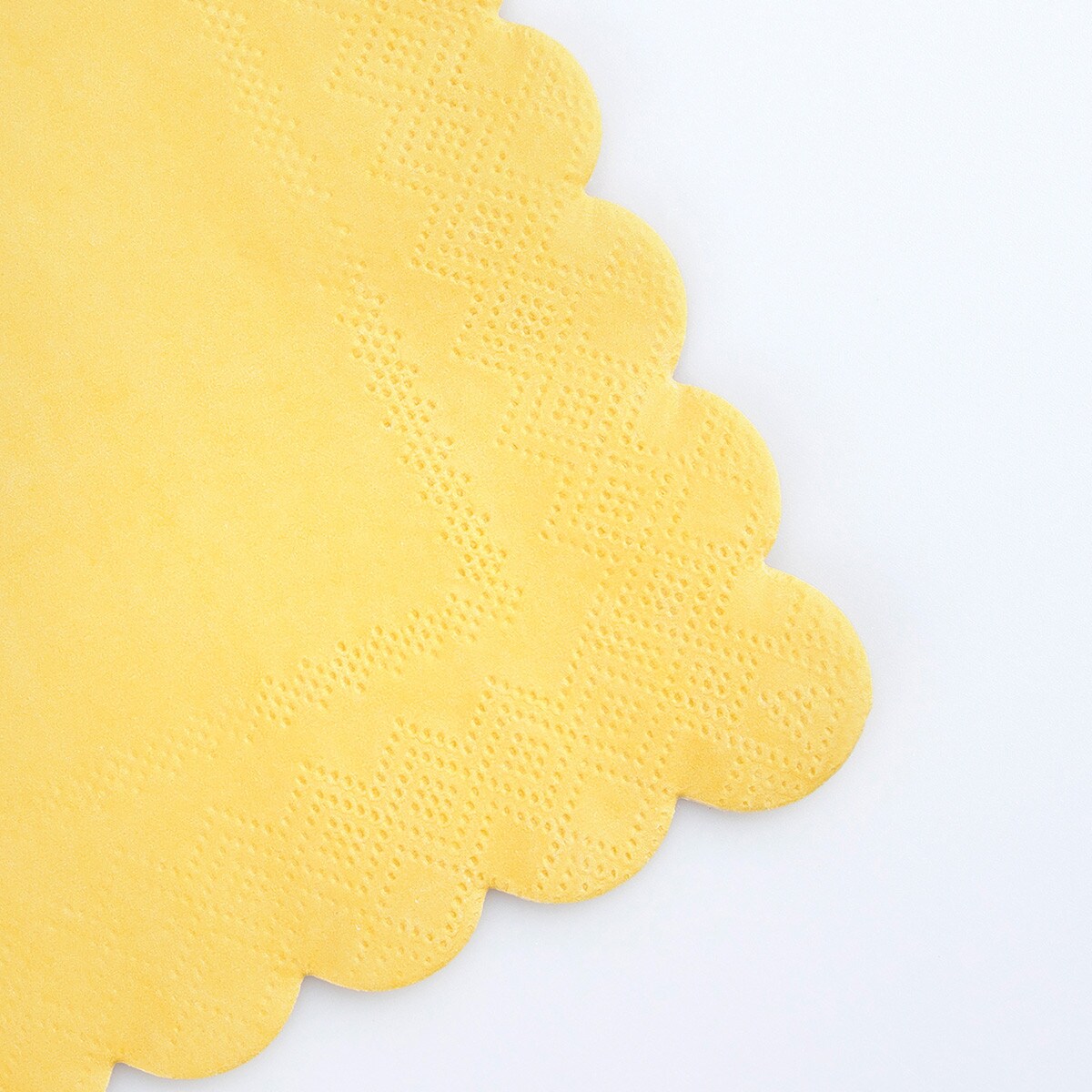 Lemon Sherbet Large Napkins (x 16)