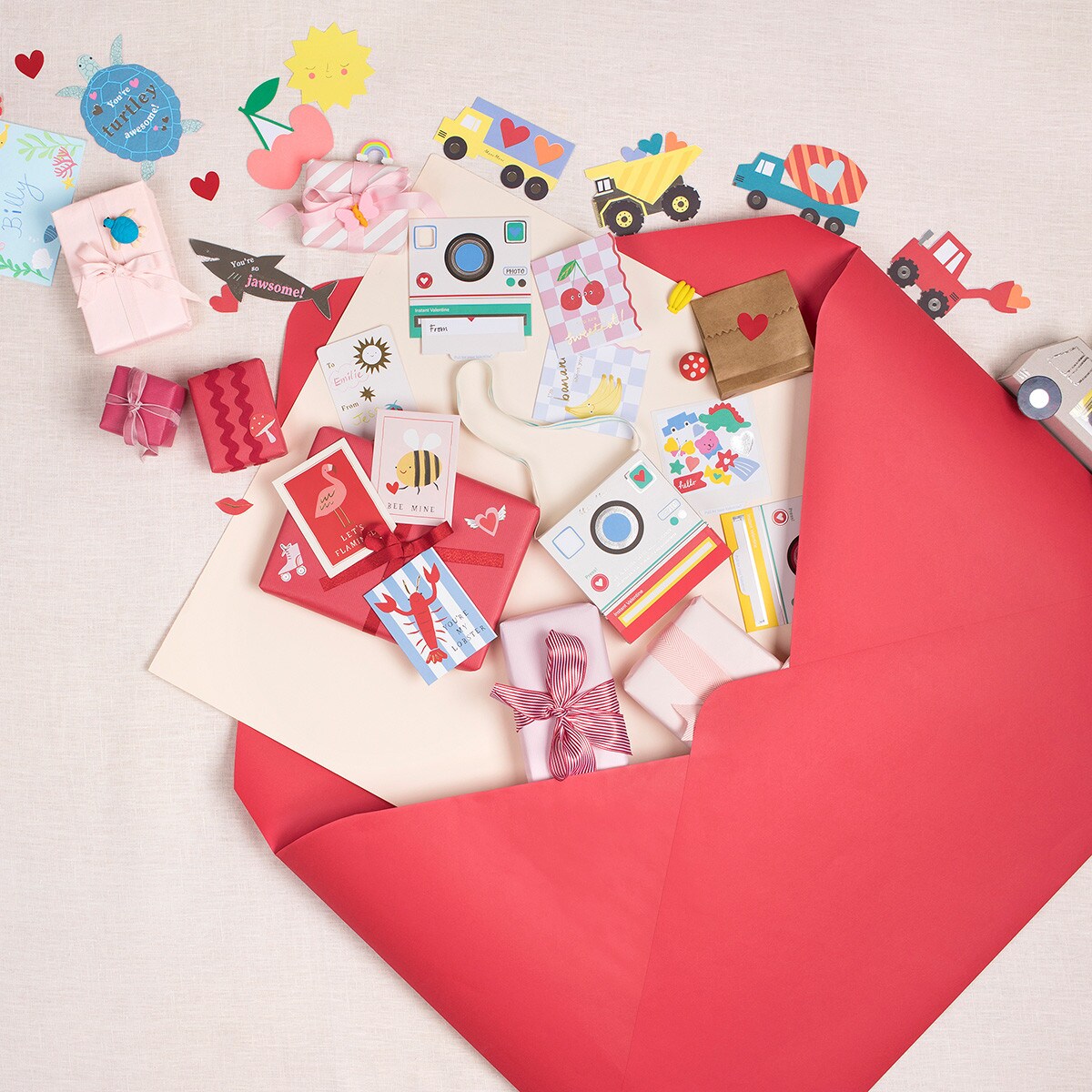 Icon Kids Valentine's Cards & Stickers Set (x 24)