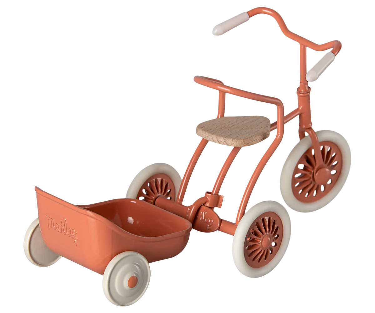 Tricycle hanger, Mouse - Coral