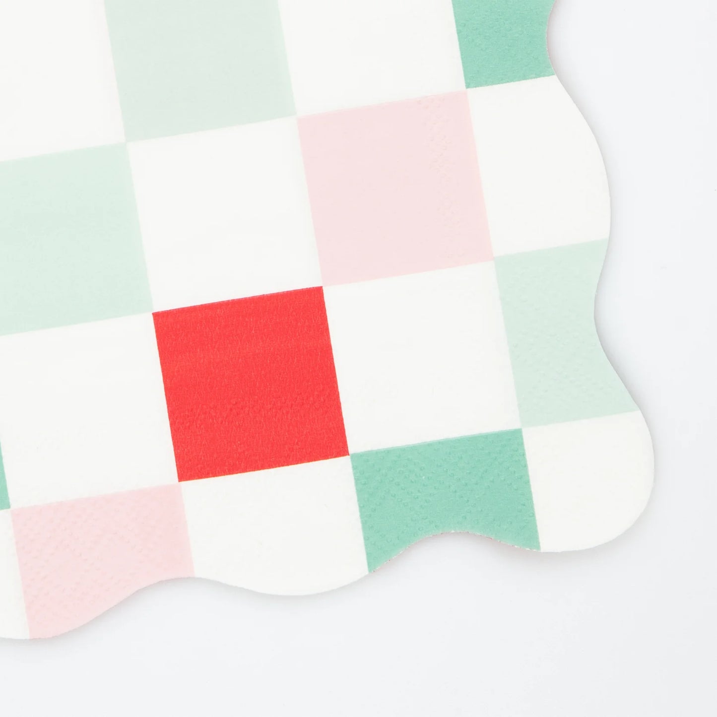 Multi Check Large Napkins