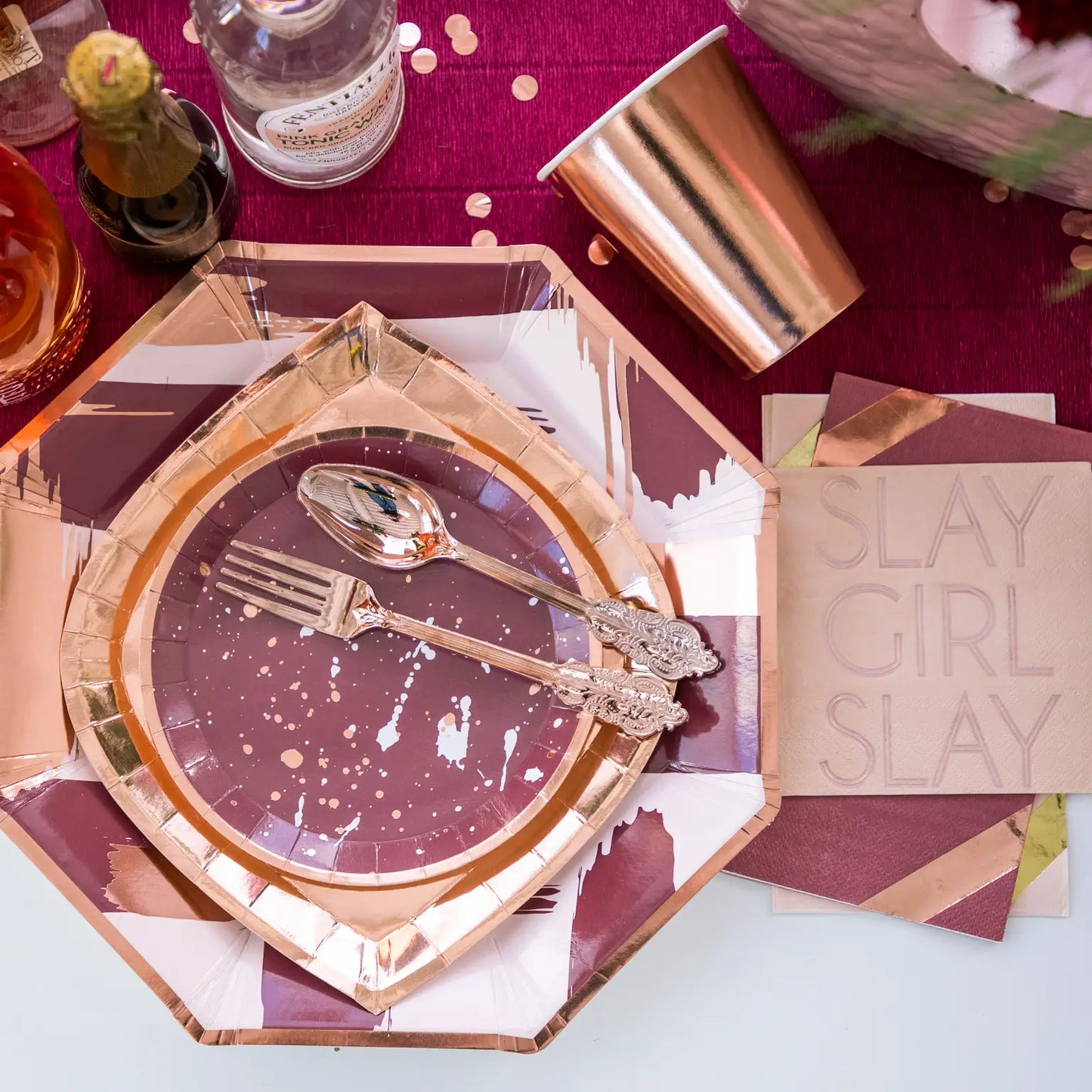 Posh CU Later Plates - 3 Size Options - 8 Pk.