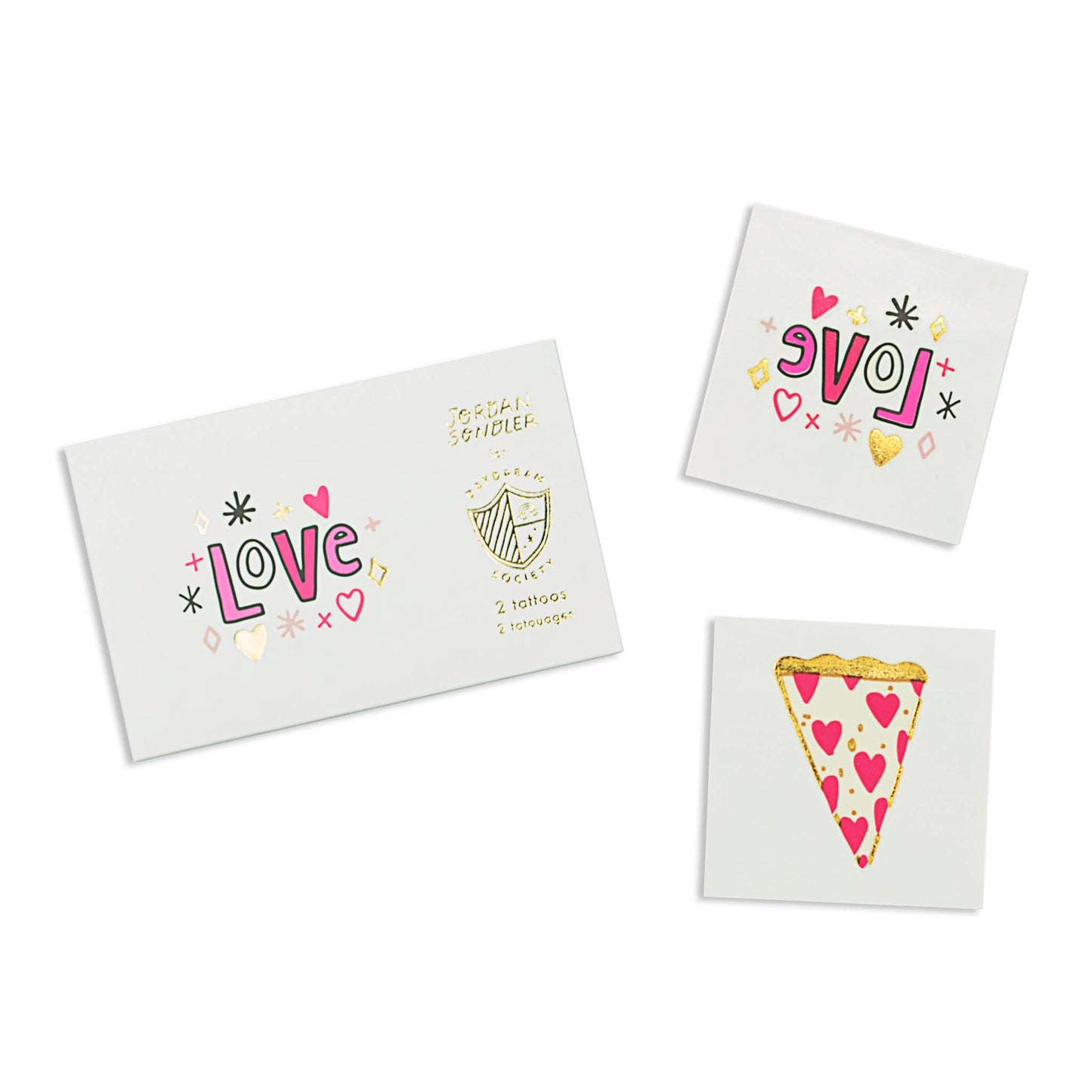 Love Notes Temporary Tattoos - 2 Pk.