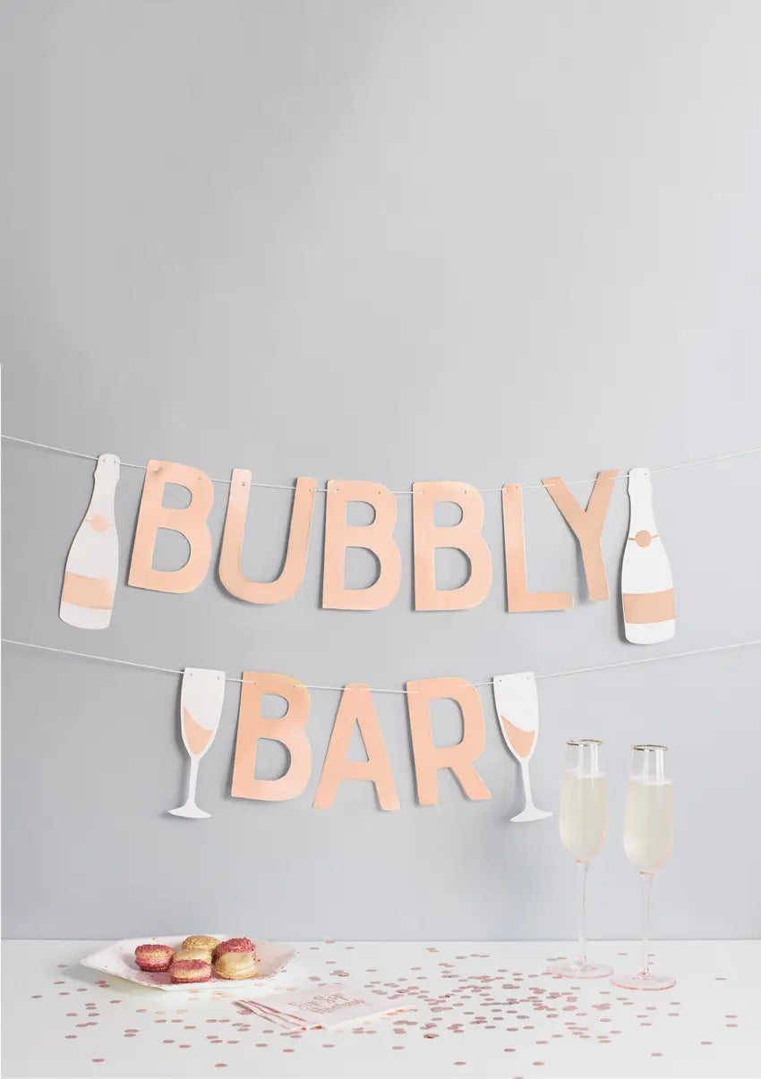 Bubbly Bar Garland by Cakewalk