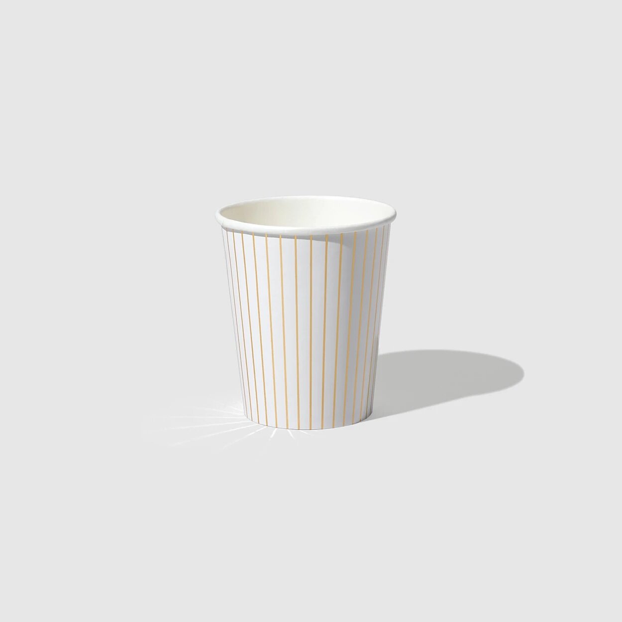 Gold Pinstripe Cups