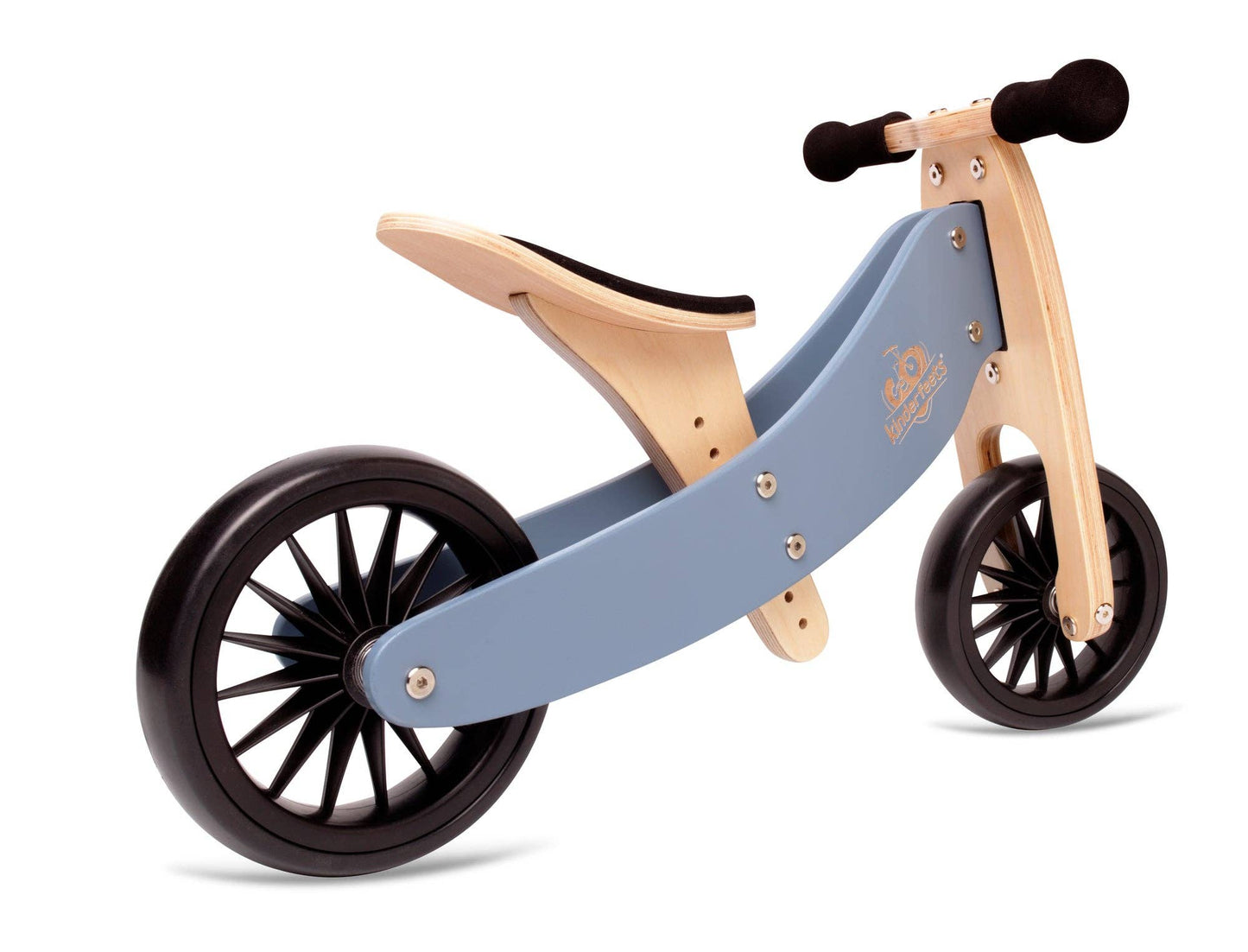 Tiny Tot Plus 2-in-1 Wooden Balance Bike & Tri Slate Blue