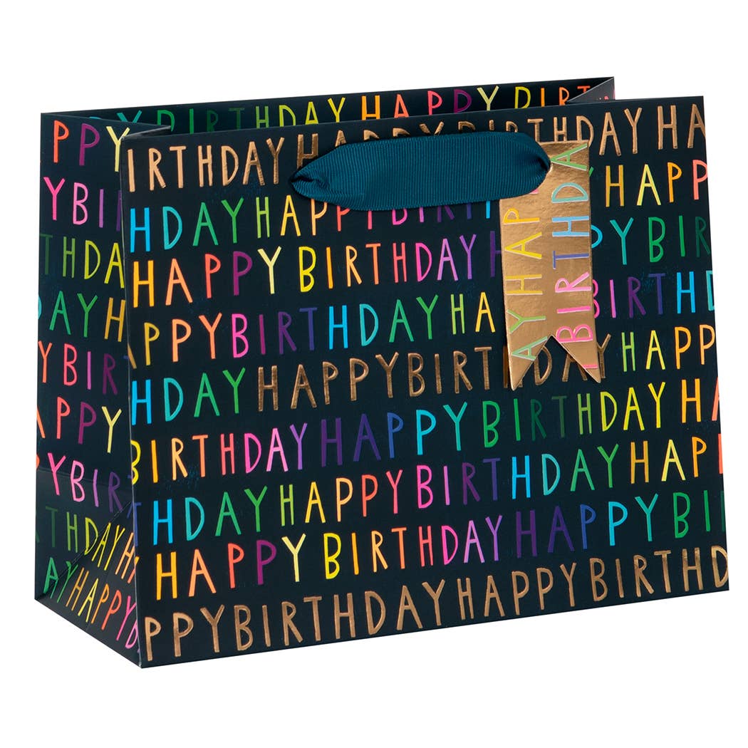 BAG LAND. MED PS H BDAY NAVY