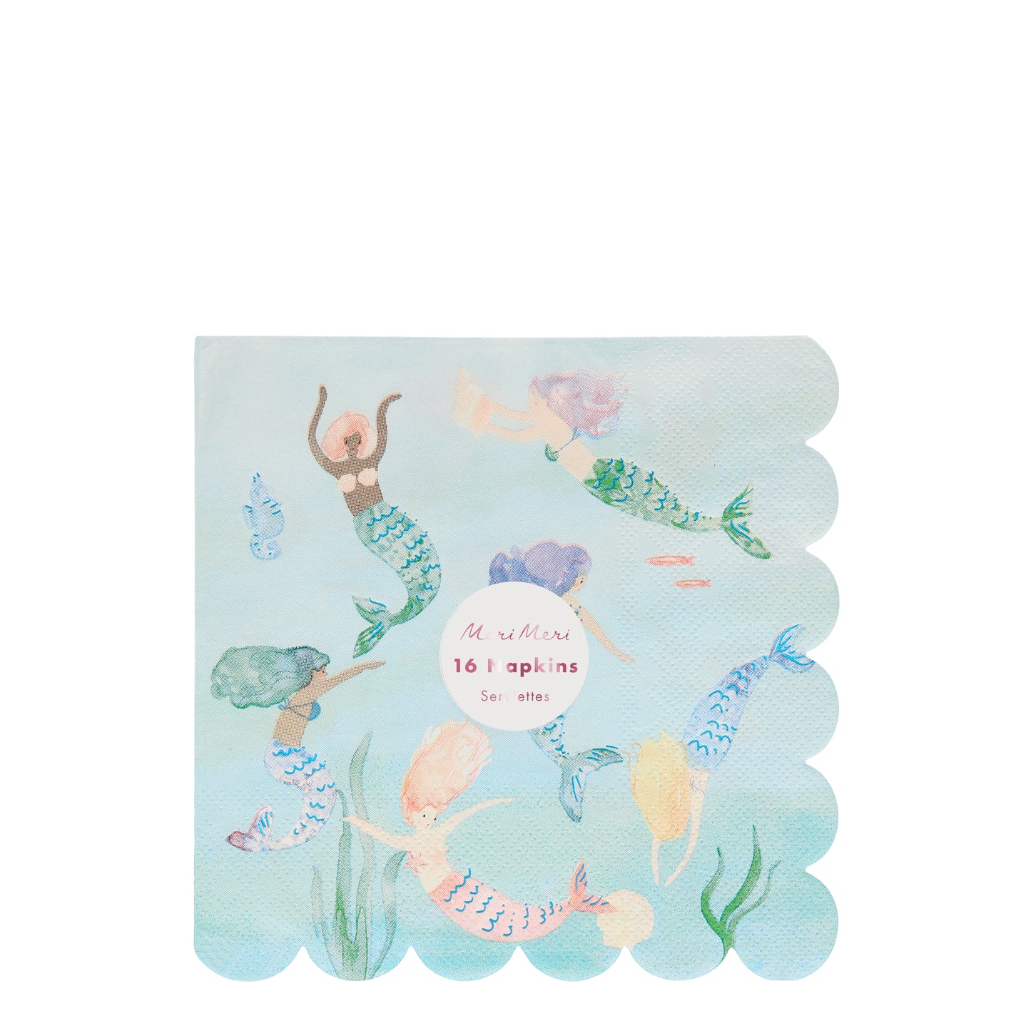 Mermaids Swimming Napkins