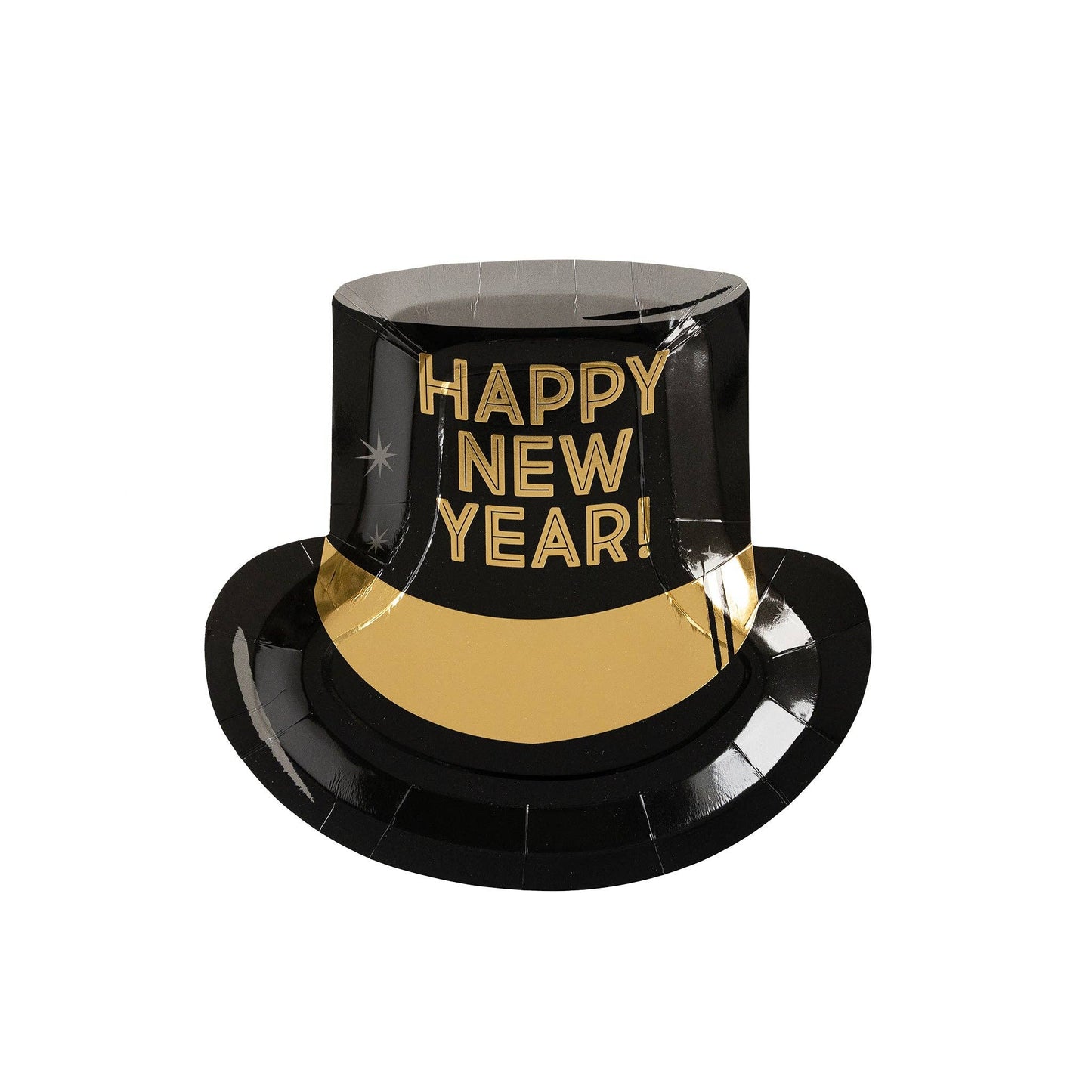NYE1041 - Happy New Year Hat Shaped Paper Plated