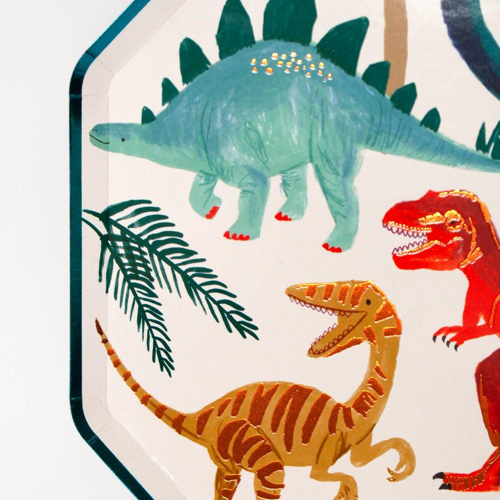 Dinosaur Kingdom Dinner Plates (Set of 8)