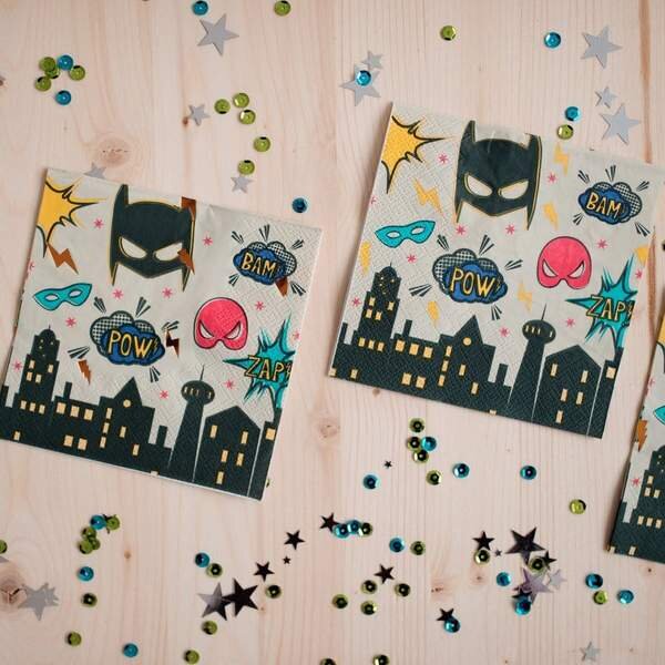 Super Hero Napkins