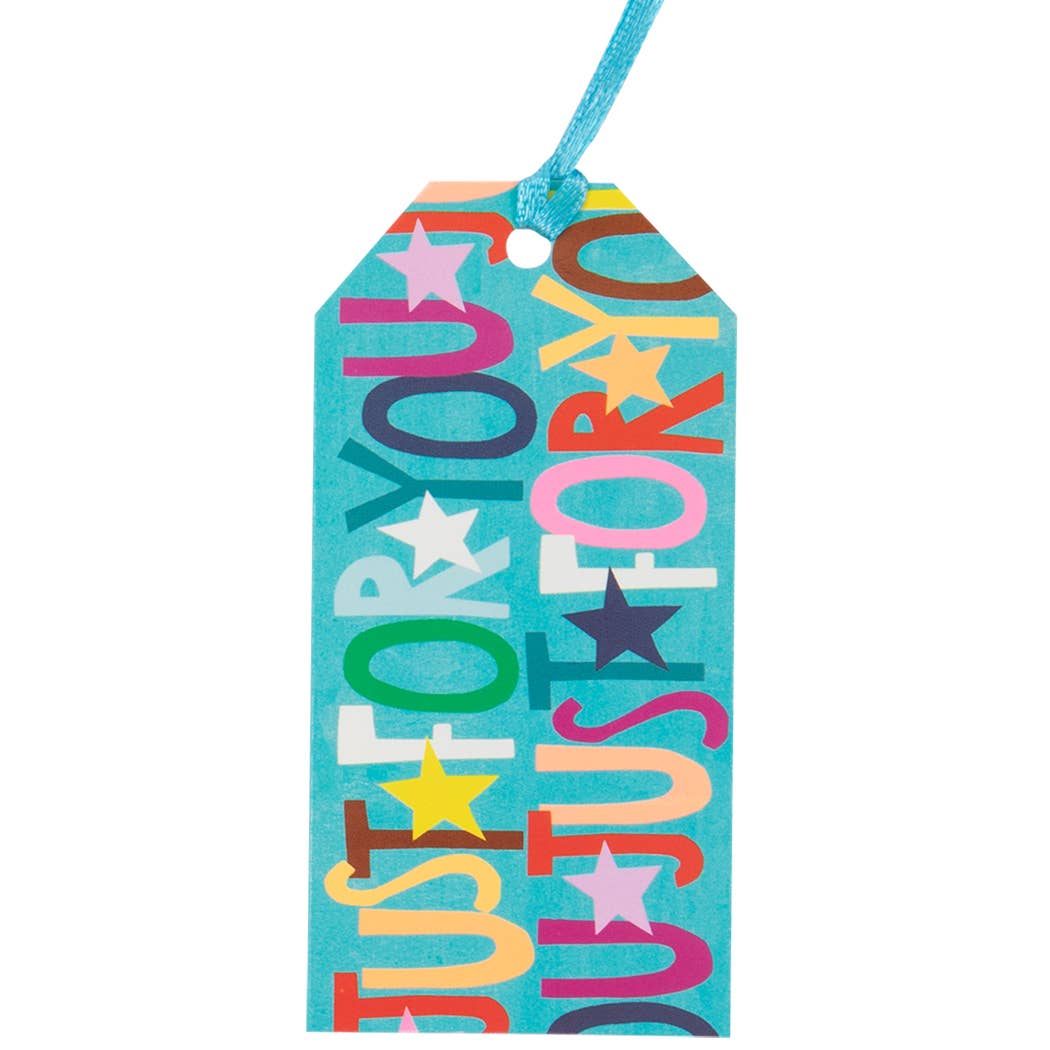 MULTIPACK TAG (4) JUST FOR YOU TEAL